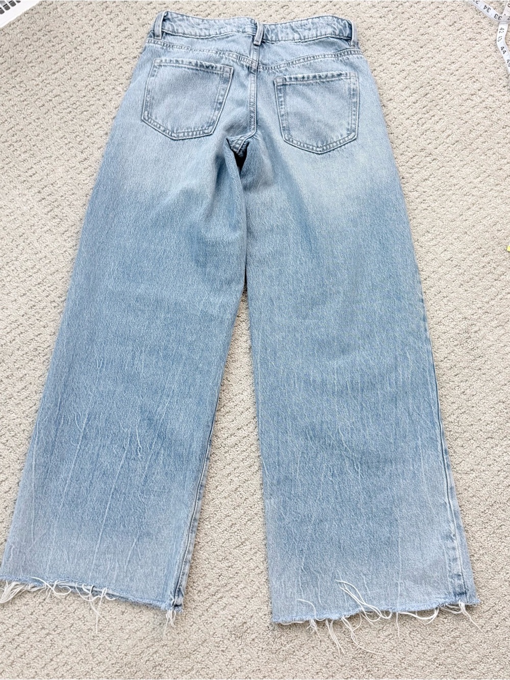 Garage Light Blue Low rise Wide Leg Jeans - Picture 5 of 8
